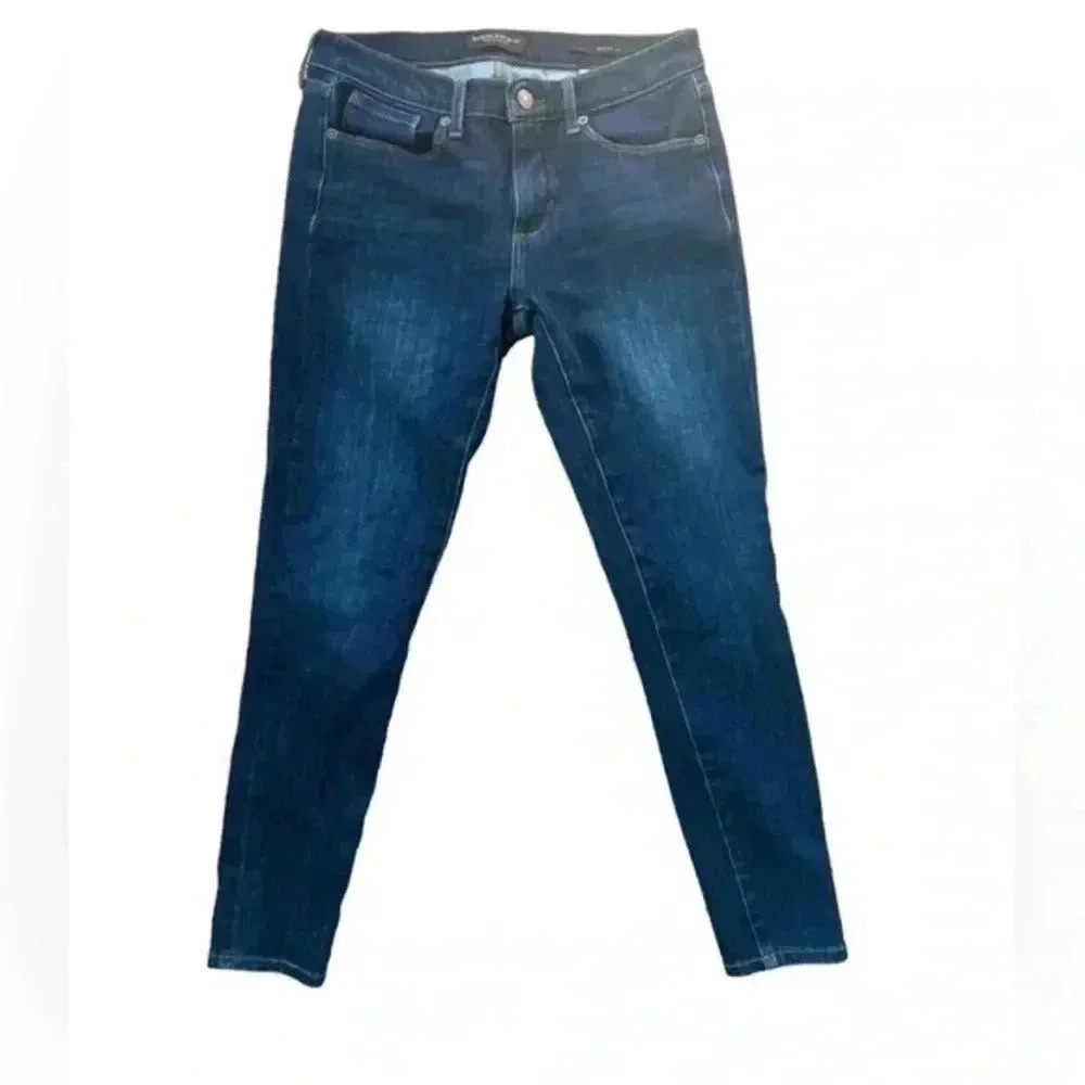 Banana Republic Women’s Skinny Jeans – Dark Blue Denim Size 27